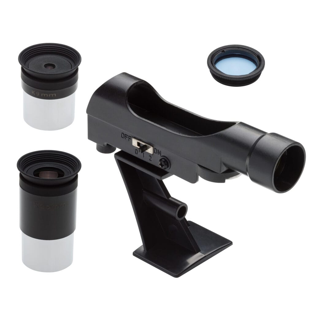 bresser dobson 6 inch meegeleverde accessoires