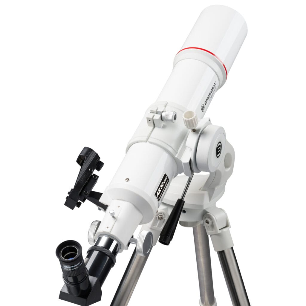 Bresser Nano – 80/640 Achromatische Refractor 3 Bresser Telescoop AC 80 640 Nano AZ 3 Bresser Telescoop AC 80 640 Nano AZ 3 Telescoop.nl - Alles voor sterrenkijken & natuurwaarneming