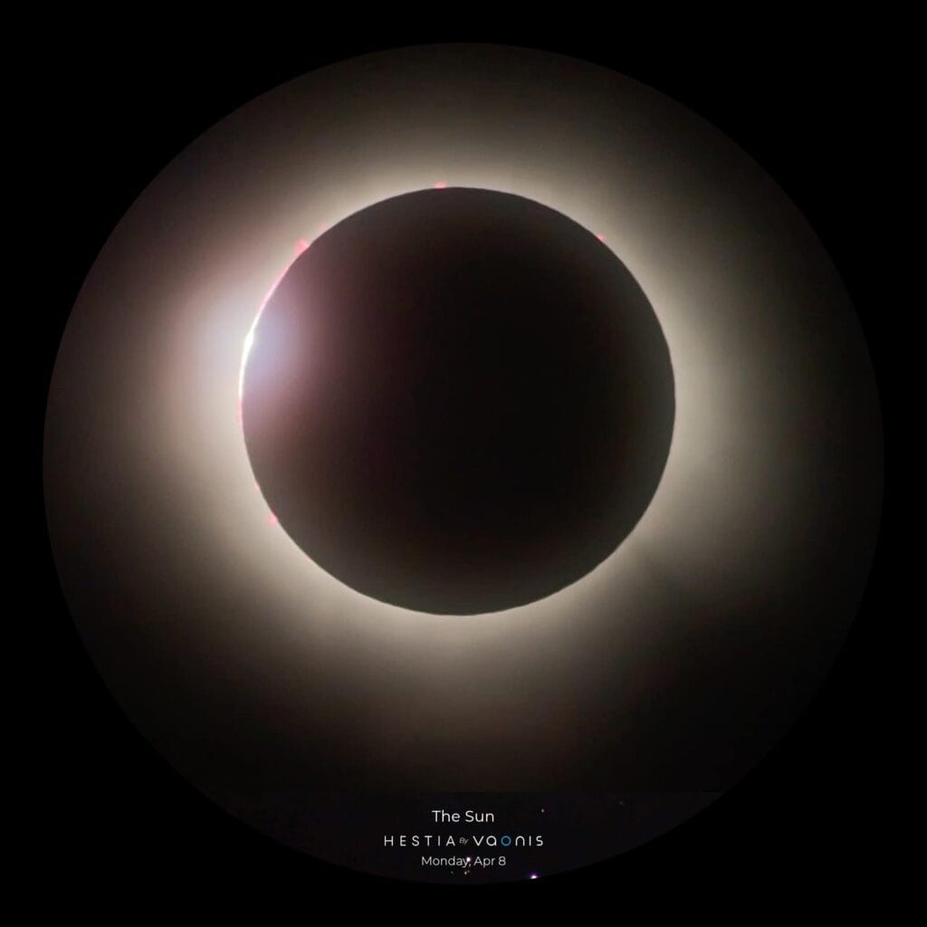 Ruimtefoto's 22 Hestia Sun Mode Total Solar Eclipse Hestia Sun Mode Total Solar Eclipse Telescoop.nl - Alles voor sterrenkijken & natuurwaarneming