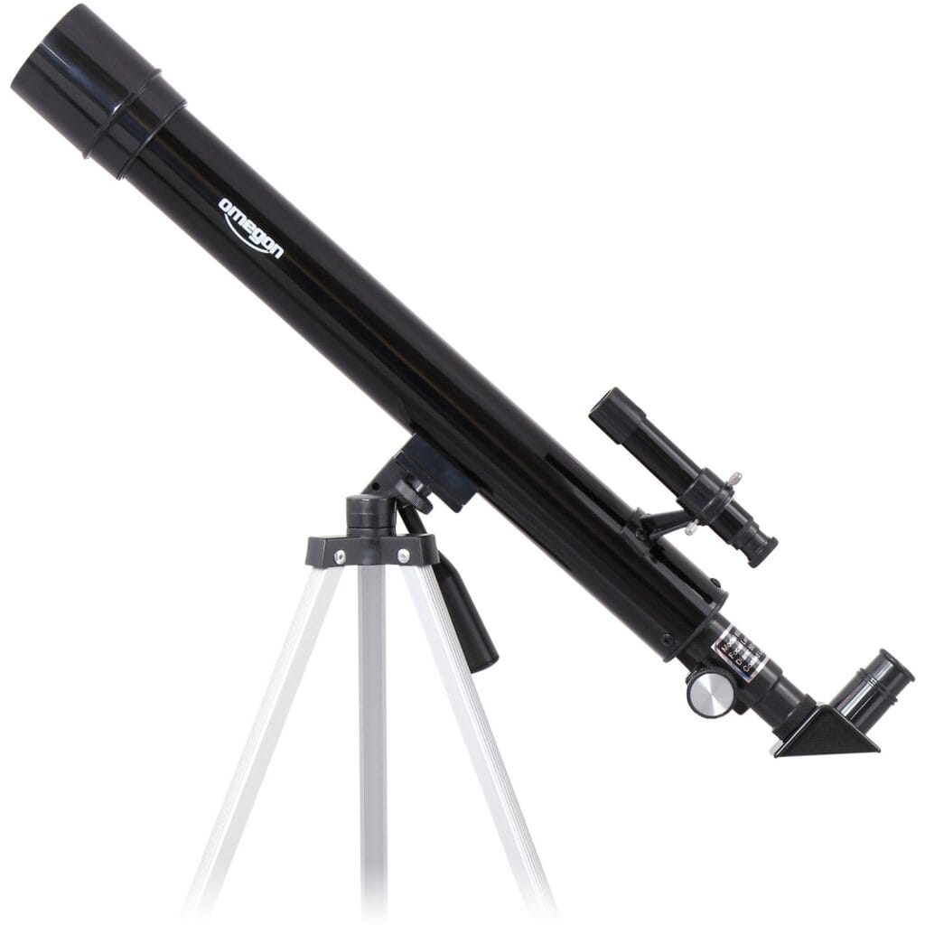 Omegon – 50/600 Achromatische Refractor 1 Omegon Telescoop AC 50 600 AZ 9 Omegon Telescoop AC 50 600 AZ 9 Telescoop.nl - Alles voor sterrenkijken & natuurwaarneming
