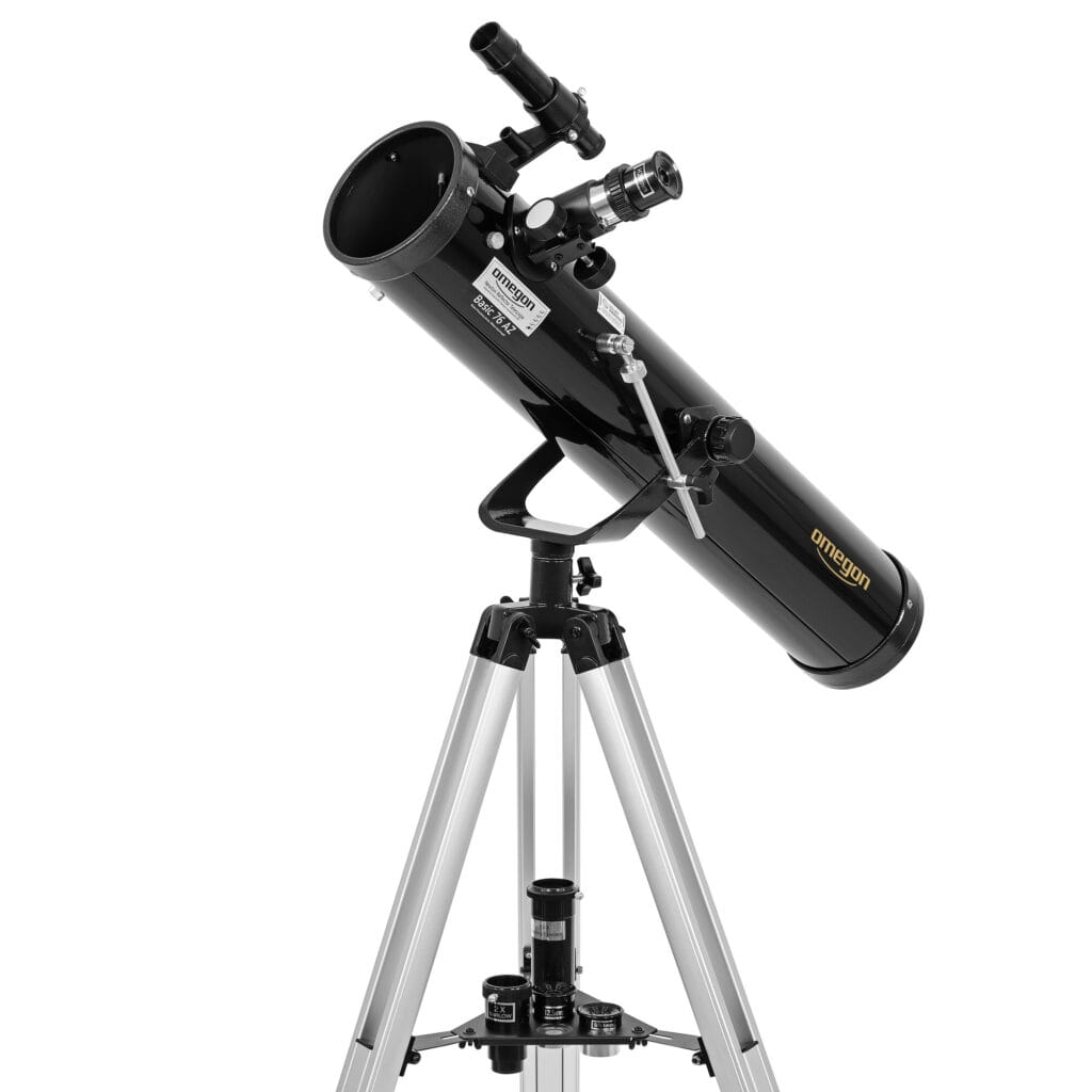 omegon newton 76/700 az-1 telescoop voor beginners