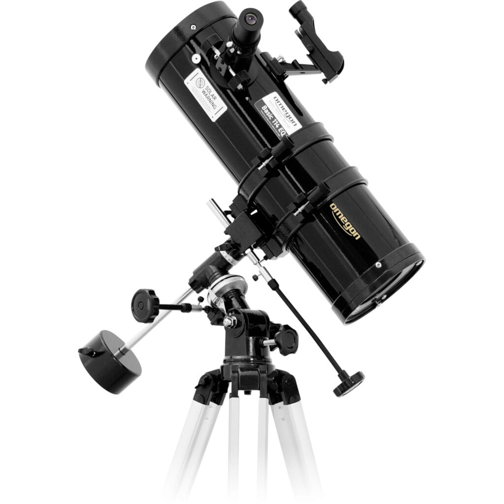 Omegon 114/500 Newton EQ-1 1 Omegon Telescope N 114 500 EQ 1 1 Omegon Telescope N 114 500 EQ 1 1 Telescoop.co.uk - Everything for stargazing & nature observation