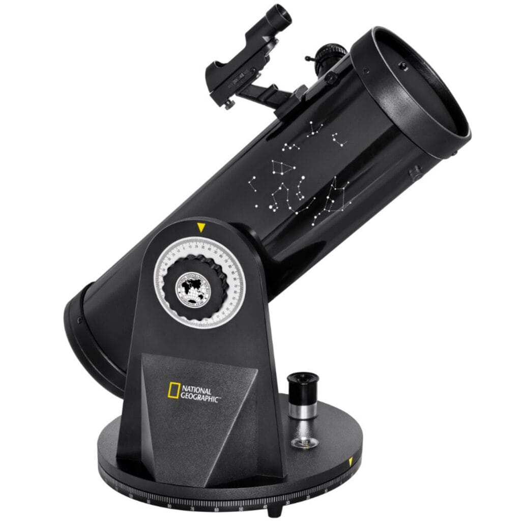 National Geographic Dobson N 114/500 Compact 2 National Geographic Dobson telescoop N 114 500 compact 1 National Geographic Dobson telescoop N 114 500 compact 1 Telescoop.nl - Alles voor sterrenkijken & natuurwaarneming