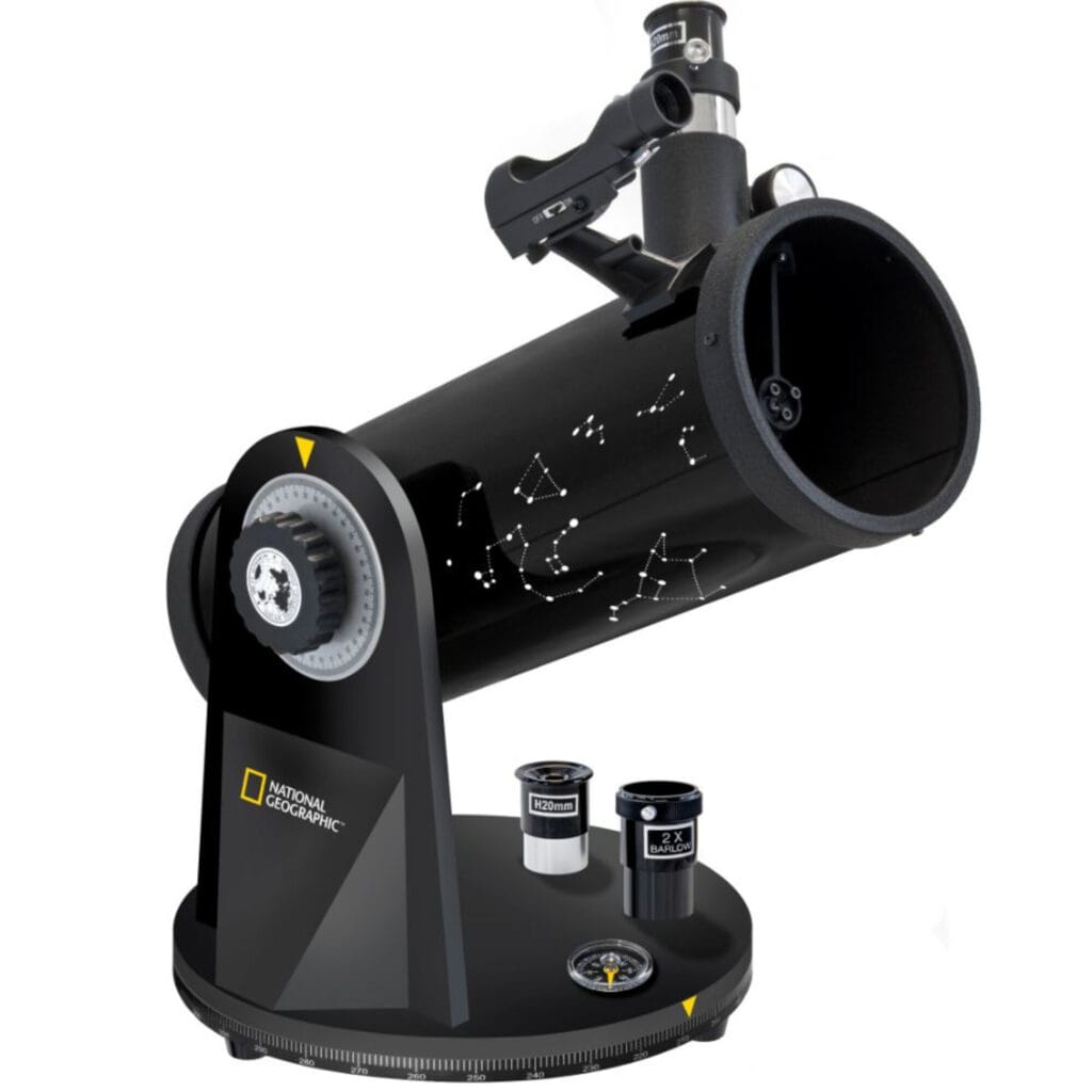National Geographic Dobson N 114/500 Compact 3 National Geographic Dobson telescoop N 114 500 compact 2 National Geographic Dobson telescoop N 114 500 compact 2 Telescoop.nl - Alles voor sterrenkijken & natuurwaarneming