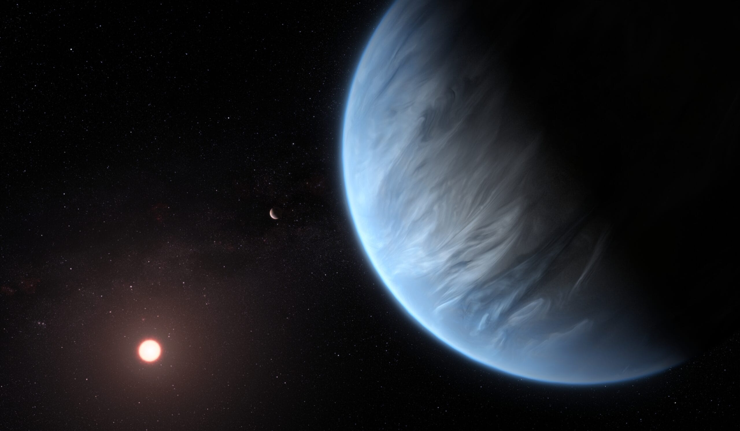 K2-18b planeet: alles wat je moet weten over deze bijzondere ontdekking 6 Esa hubble k2 18a impression scaled k2-18b