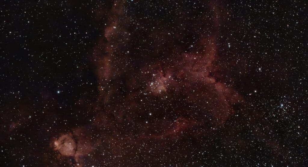 Ruimtefoto's 5 03 18 6 25 IC1805 The Heart Nebula 217foto Dual Band G60 03 18 6 25 IC1805 The Heart Nebula 217foto Dual Band G60 Telescoop.nl - Alles voor sterrenkijken & natuurwaarneming