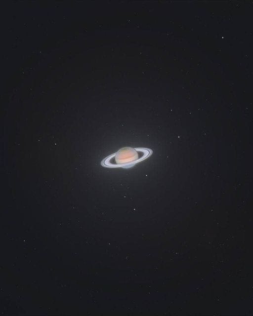 Sterrenhemel januari 2026: wat is er in de hemel te zien in januari 2026? 4 saturnus door een 6 inch telescoop saturnus door een telescoop