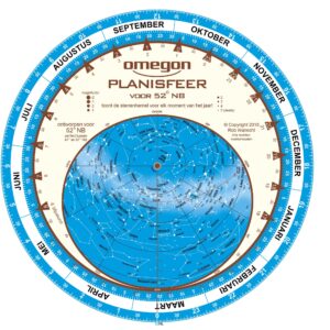 Sternkarte Planisphäre 25cm / 52°