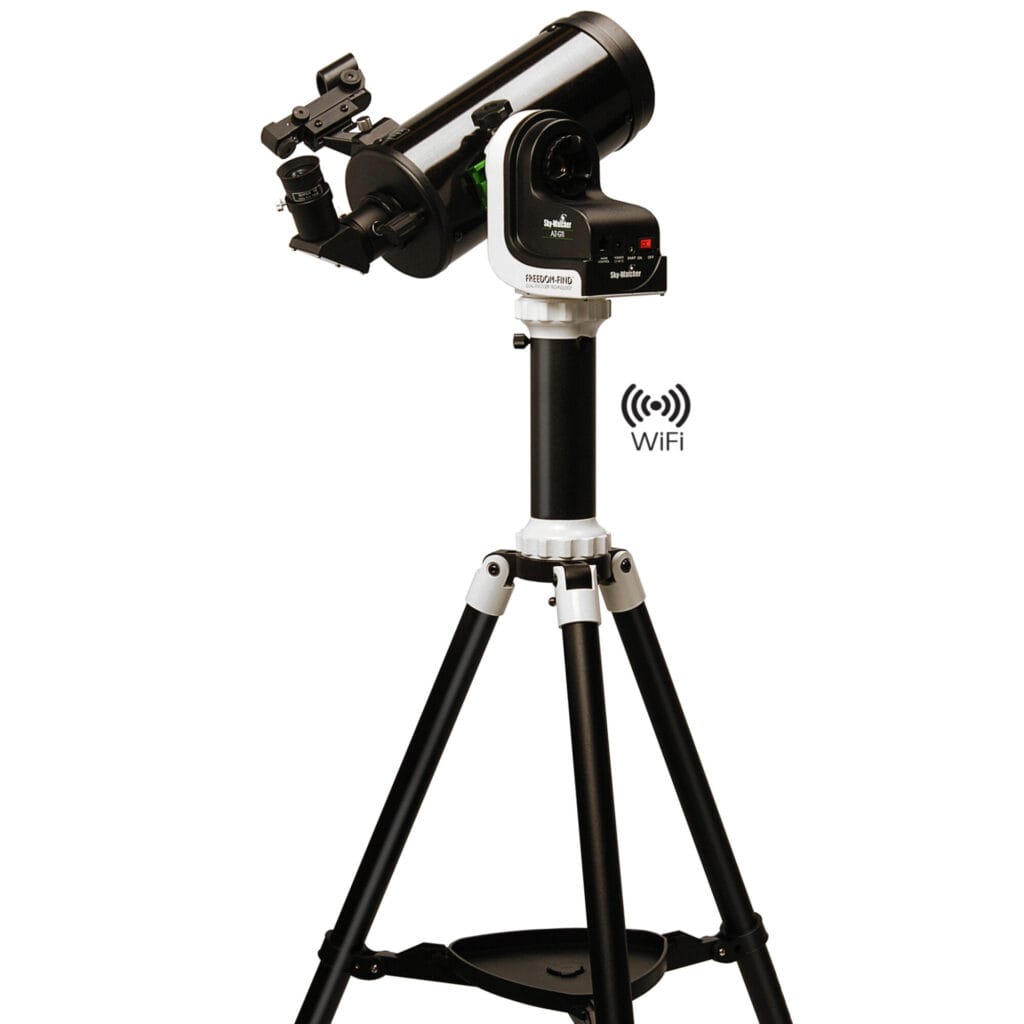 Sky-Watcher SkyMax-102 – 102/1300 Maksutov-Cassegrain 3 Skywatcher Maksutov telescoop MC 102 1300 SkyMax 102 AZ GTi GoTo WiFi 1 Skywatcher Maksutov telescoop MC 102 1300 SkyMax 102 AZ GTi GoTo WiFi 1 Telescoop.nl - Alles voor sterrenkijken & natuurwaarneming