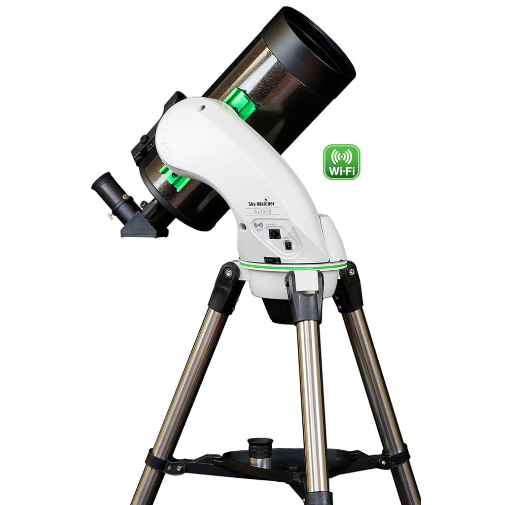 Sky-Watcher SkyMax-127 – 127/1500 Maksutov-Cassegrain 2 Skywatcher Maksutov telescoop MC 127 1500 SkyMax 127 AZ Go2 1 Skywatcher Maksutov telescoop MC 127 1500 SkyMax 127 AZ Go2 1 Telescoop.nl - Alles voor sterrenkijken & natuurwaarneming