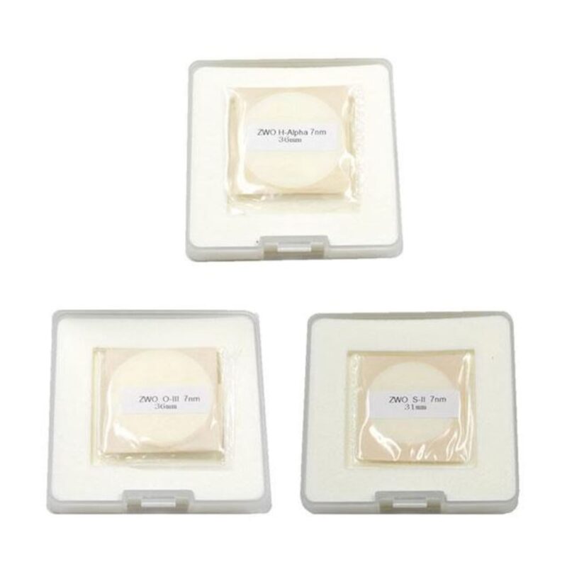 ZWO H-Alpha SII OIII Filtersatz 36 mm lose Filter