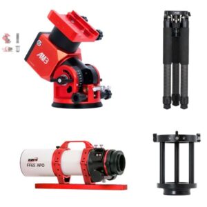 ZWO FF65 APO Bundle mit AM3 und Carbon Stativ