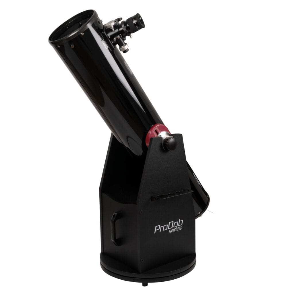 Omegon ProDob N 203/1200 DOB II Deluxe 1 Omegon Dobson telescoop ProDob N 203 1200 DOB II mit Deluxe LED Sucher Omegon ProDob N 203/1200 DOB II Deluxe