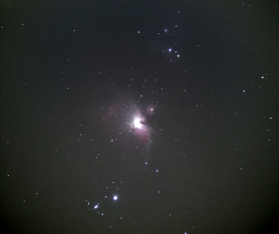 Sterrenhemel januari 2026: wat is er in de hemel te zien in januari 2026? 2 orion door een telescoop 6 Ongeveer wat je kunt verwachten door een grotere telescoop en bij goede omstandigheden