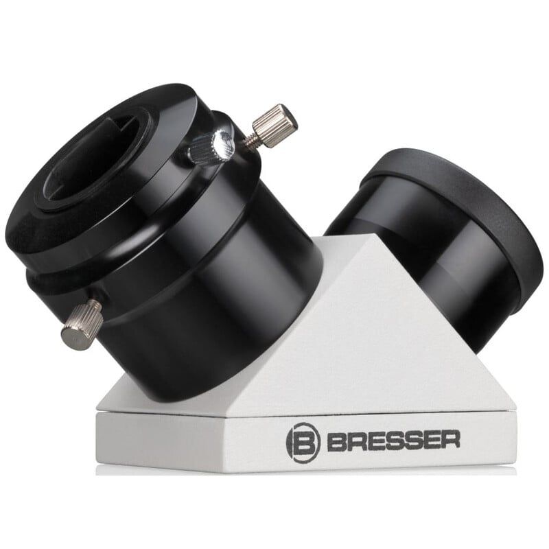 Bresser 90° 2 inch Zenitspiegel 1 Bresser 90° 2 Zenitspiegel 1 Bresser 90° 2" zenitspiegel diagonaal met aluminium behuizing en ringklem