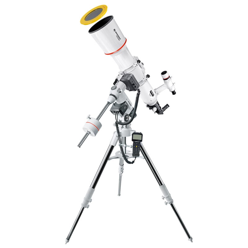 Bresser Messier 127S/635 Refractor GoTo 2 Bresser AC 127S 635 EXOS 2 Telescoop Messier GoTo 6 Bresser AC 127S/635 EXOS 2 Close-up van de Hexafoc-focuser met 64 mm vrije opening en T2-camera-aansluiting