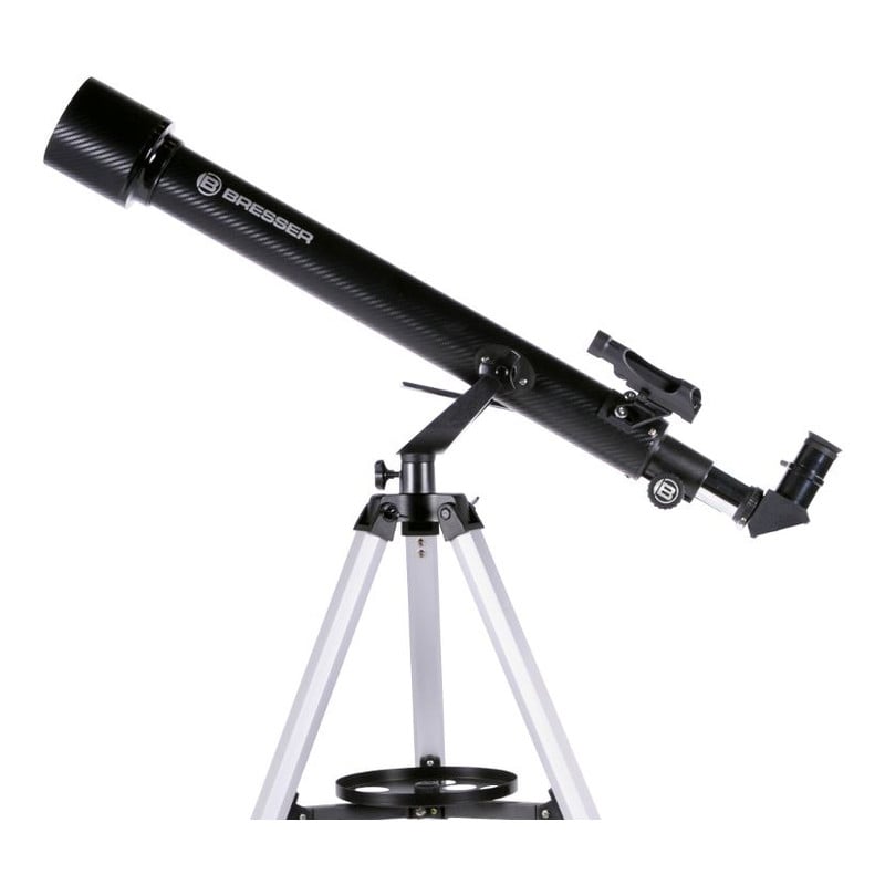 Bresser AC 60/700 Telescoop Arcturus AZ 1 Bresser AC 60 700 Telescoop Arcturus AZ 4 Bresser AC 60/700 Arcturus AZ optische buis gemonteerd op verstelbaar aluminium statief