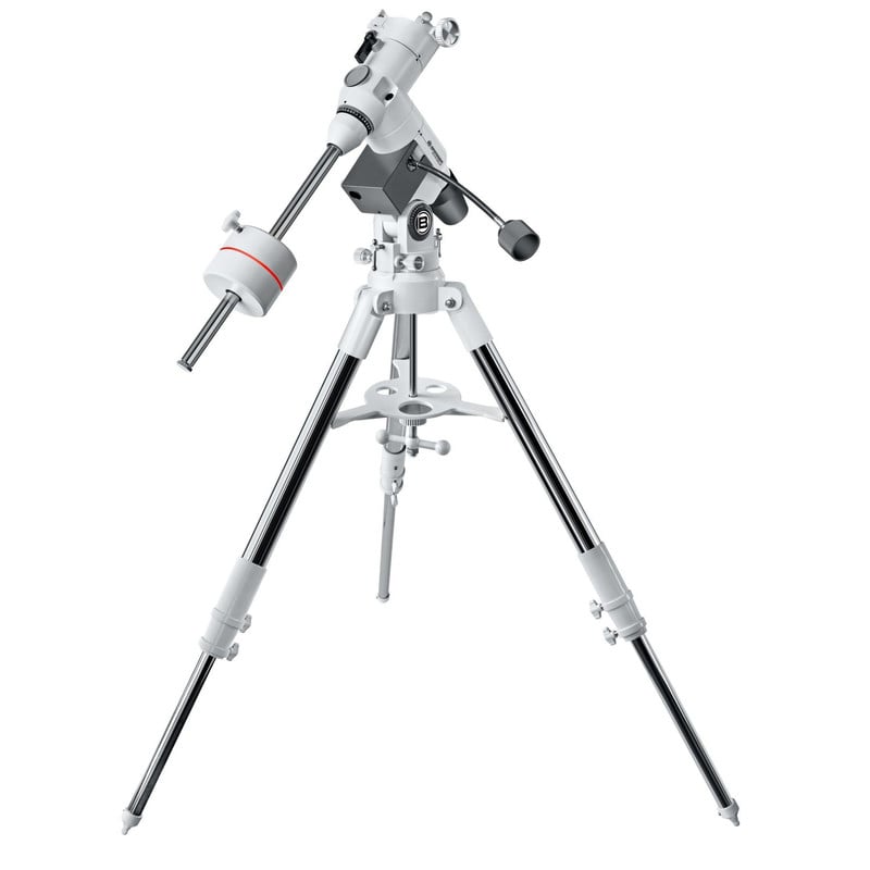 Bresser Newton EXOS-2/EQ-5 Messier Mount on Tripod 1 Bresser EXOS 2EQ 5 Mount Messier 1 Bresser EXOS-2/EQ-5 equatorial mount complete with tripod, axis guide and counterweight 4.5 kg