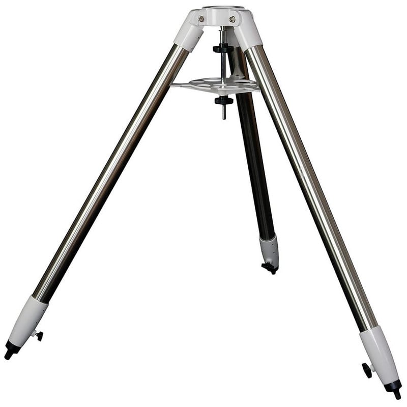Sky-Watcher AZ5 1.75" Stainless Steel Tripod (3/8" connection) 1 Skywatcher 38-inch Tripod Stainless Steel with mounting screw 1 Skywatcher 3/8-inch stainless steel tripod fully extended with accessory tray between the legs