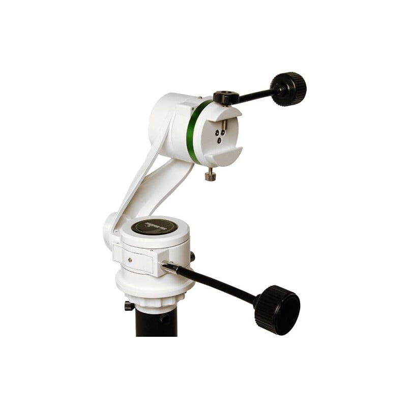 Sky-Watcher AZ5 Deluxe Alt-Azimutale Montering (Alleen Kop) 2 Skywatcher AZ5 Montering Deluxe zonder statief 4 Skywatcher AZ5 Deluxe montering op ronde basis met 3/8 inch schroefdraad zonder statief