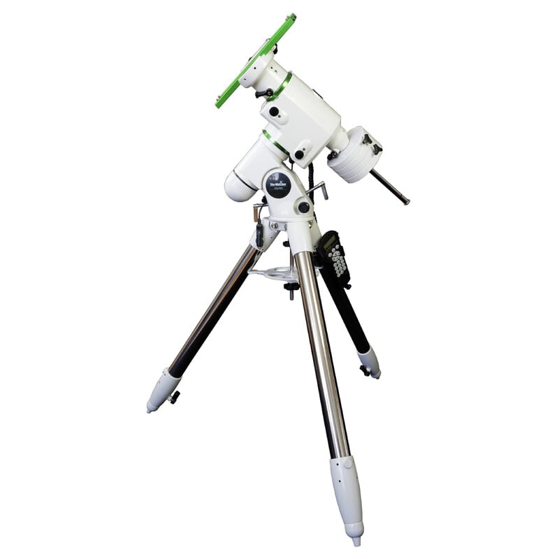 Sky-Watcher EQ6-i Pro SynScan GoTo Wi-Fi Equatorial Mount 2 Skywatcher EQ 6i Mount Pro SynScan GoTo Wi-Fi 1 Skywatcher EQ-6i Pro SynScan GoTo mount fully mounted on stainless steel tripod with counterweights, ready to use.