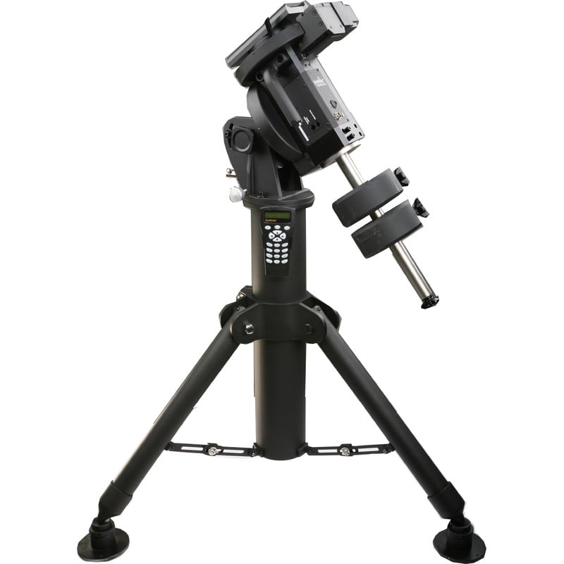 Sky-Watcher EQ8-R Pier Tripod (Zware Kolomstatief) 2 Skywatcher EQ 8 statief voor 1 Skywatcher EQ-8 zuilstatief met gemonteerde EQ-8 montering en contragewichten in werkpositie