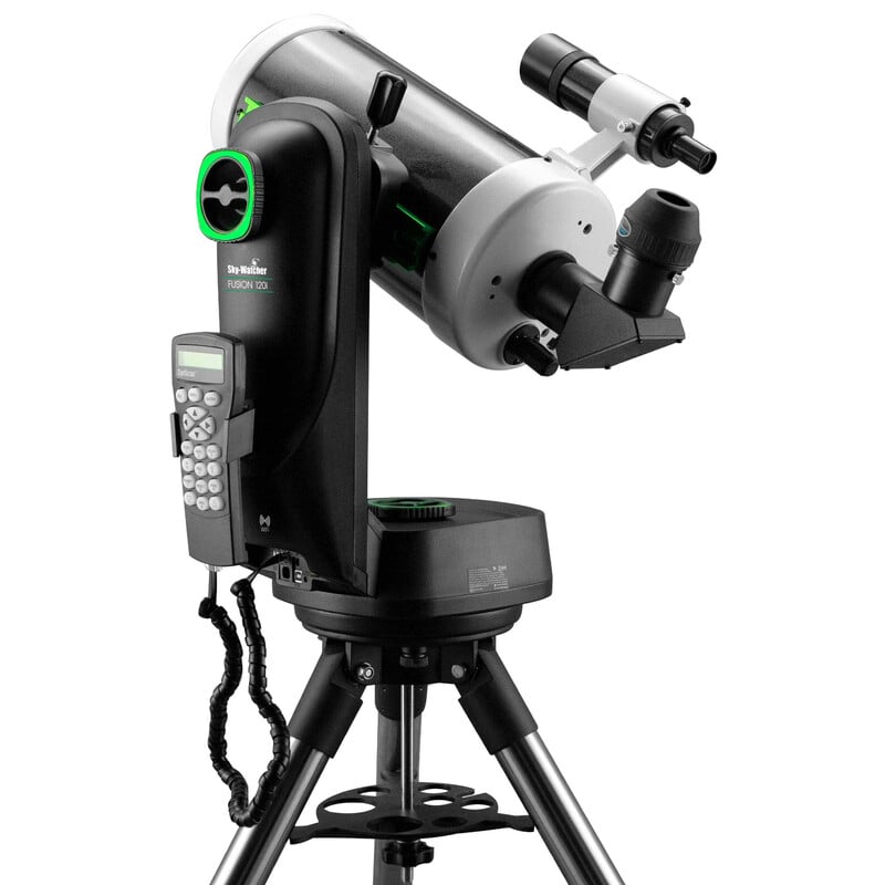 Sky-Watcher Skymax-150 Fusion-120i - 150mm Maksutov-Cassegrain GoTo 1 Skywatcher MC 150 1800 Fusion 120i Maksutov Telescope SkyMax SynScan GoTo 2 Skywatcher MC 150/1800 Fusion-120i complete Maksutov telescope on Fusion-120i GoTo mount with steel tripod and SynScan hand set.