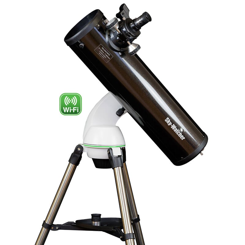 De ultieme telescoop koopgids: een telescoop voor beginners kiezen in 2026 3 Skywatcher N 130 650 Explorer 130P AZ Go2 Telescoop 2 Skywatcher N 130/650 Explorer-130P AZ-Go2 Newton telescoop met AZ-Go2 montering en roestvaststalen statief