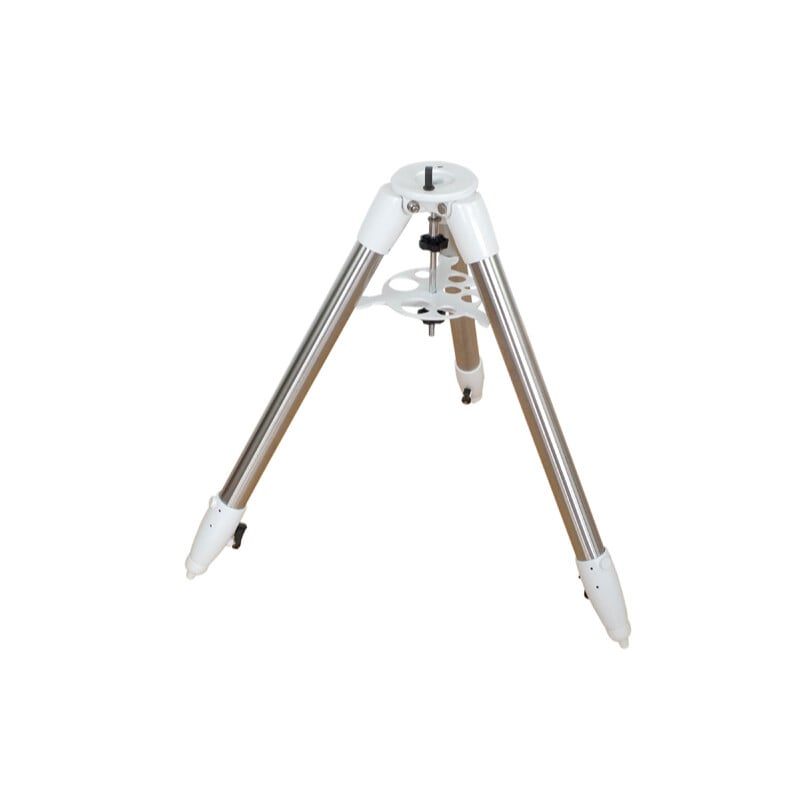 Sky-Watcher 2" Stainless Steel Tripod for EQ6 / EQ6-R / AZ-EQ6 1 Skywatcher Tripod EQ 6 Skywatcher EQ-6 tripod steel tripod with white head, rubber feet and round accessory tray for EQ6 mounts