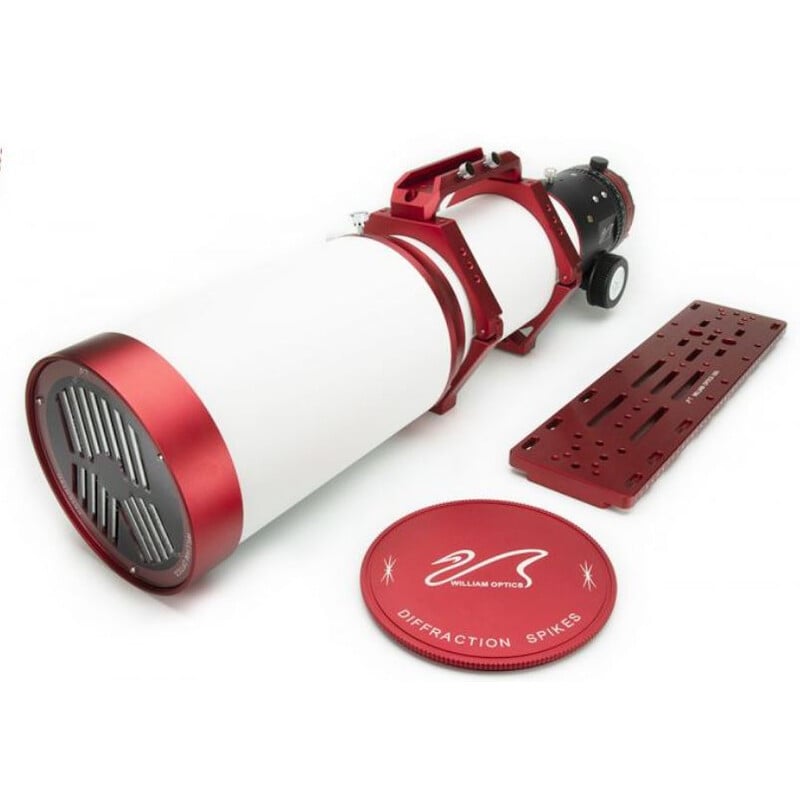 William Optics Fluorostar 132/925 Refractor APO Red OTA 1 William Optics AP 132 925 Apochromatische refractor FluoroStar Red OTA 1 William Optics AP 132/925 OTA met rode stofkap en Losmandy-zwaluwstaart