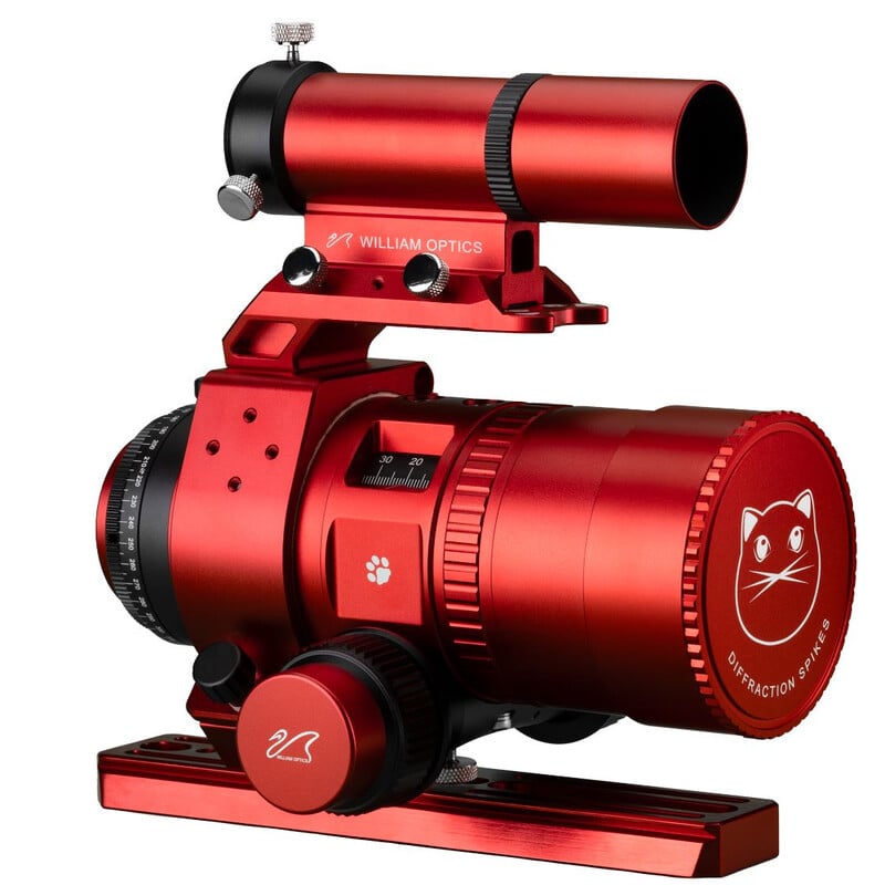 William Optics AP 51/178 Apochromatische refractor MiniCat WIFD OTA 2 William Optics AP 51178 Apochromatische refractor MiniCat WIFD OTA 3 William Optics AP 51/178 Apochromatische refractor met gemonteerde zoeker.