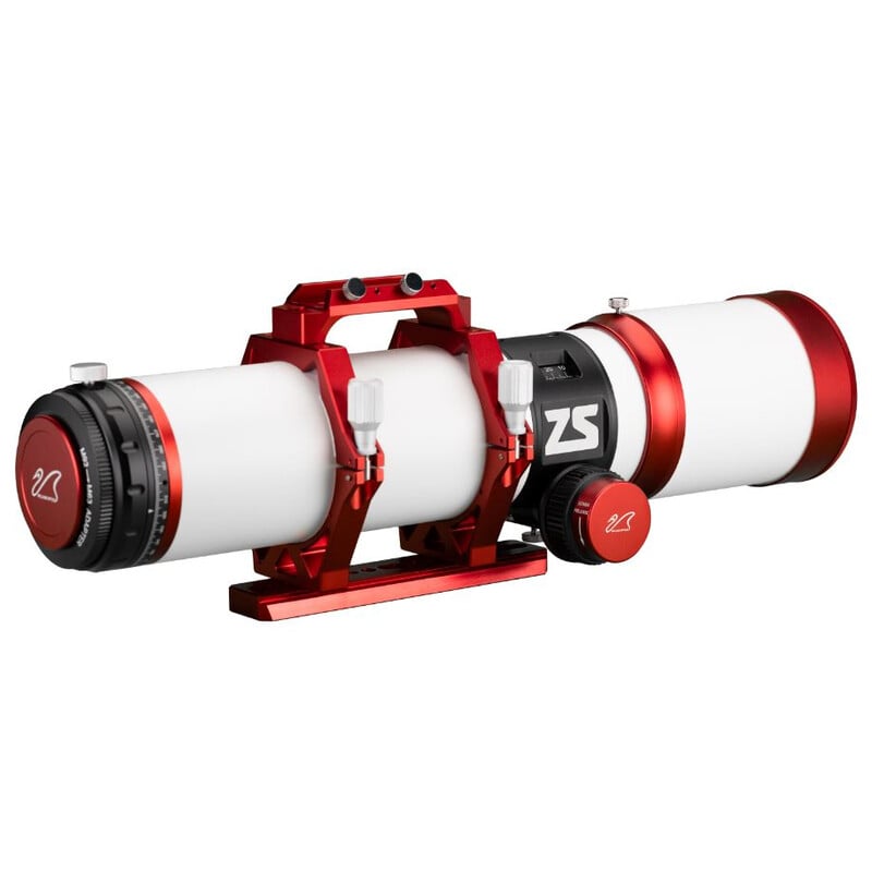 William Optics ZenithStar 81/559 APO WIFD Red OTA 2 William Optics AP 81 559 81 Apochromatische refractor ZenithStar WIFD Red OTA 5 William Optics AP 81/559 81 zijaanzicht gemonteerd op de zwaluwstaart