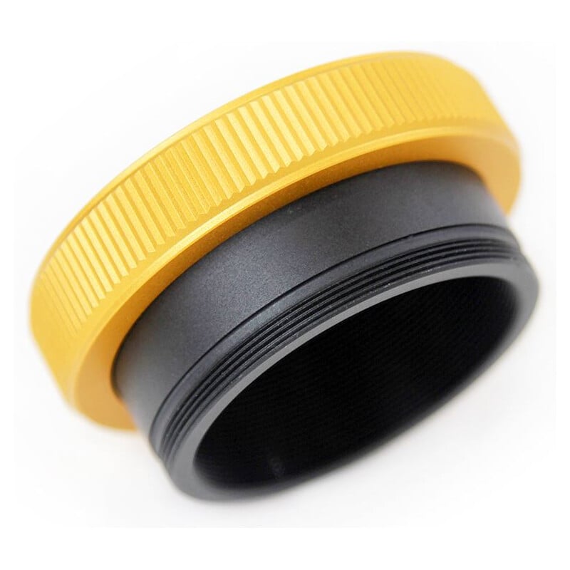 William Optics SC Adapters Dura Bright 1 William Optics SC Adapters Dura Bright 1 i. William Optics SC adapter schuin aanzicht van de gouden gripring en de interne SC-schroefdraad