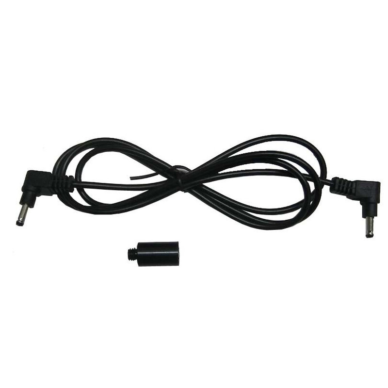 iOptron CEM26/GEM28 Cable AccuAlign Polar Scope LED 1 iOptron CEM26 GEM28 Cable AccuAlign Polar Scope LED iOptron CEM26/GEM28 cable with angled connectors for connection to AccuAlign polar finder with mount adapter