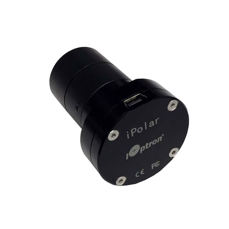 iOptron Electronic Pole Finder iPolar for AVX 1 iOptron Electronic Pole Finder iPolar for AVX iOptron Electronic Polar Finder iPolar for Celestron AVX with close-up of USB 2.0 connector and lens housing