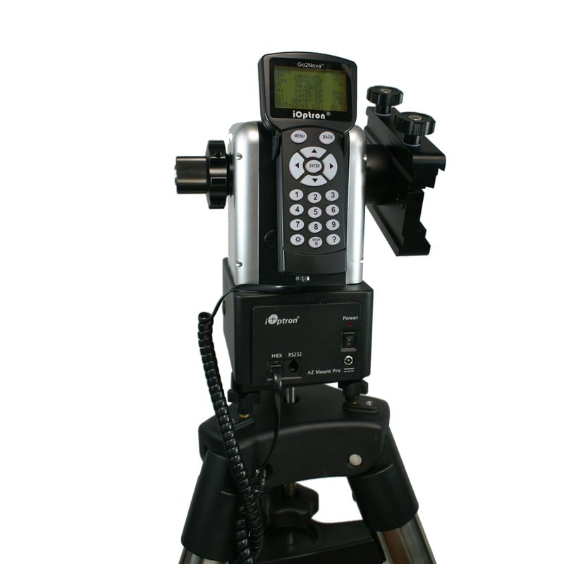 iOptron LiteRoc Mount AZ Pro GoTo 1 iOptron LiteRoc Mount AZ Pro GoTo 1 iOptron LiteRoc AZ Pro GoTo mount with hand controller and attached cables