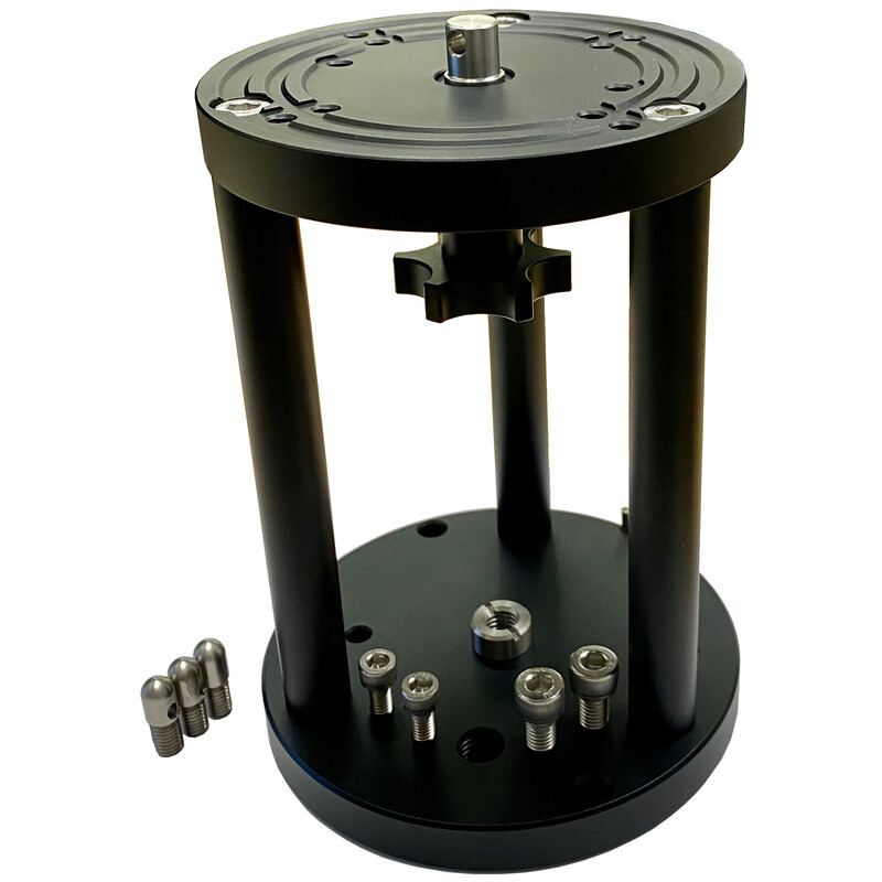 iOptron MiniPier Pier Extension 1 iOptron MiniPier Pier Extension iOptron MiniPier column extension with top plate, bottom plate and supplied screws for various iOptron mounts