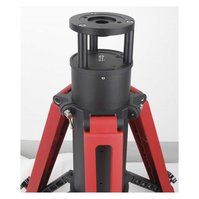 iOptron Tri-Pier Adapter for Skywatcher, Celestron and Orion 1 iOptron Tri Pier adapter for Skywatcher Celestron and Orion 2 iOptron Tri-Pier Adapter placed on red tripod suitable for multiple brand mounts