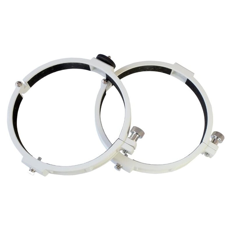 Sky-Watcher 182 mm Newton Tube Rings 1 Skywatcher 182 mm Tube Rings Skywatcher 182 mm tube rings set of two aluminum tube rings with felt lining and knurled screws.