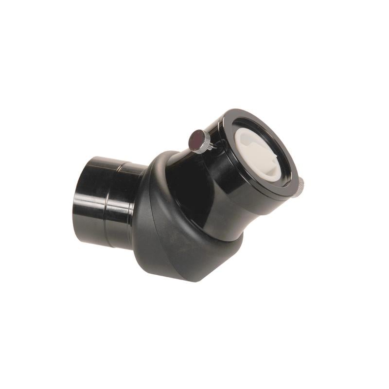 Sky-Watcher 2" Reversing Prism - 45 Degrees (Erecting Prism) 1 Skywatcher Amici prism 45° 2 Skywatcher Amici prism 45° close-up black 2 inch Amici prism diagonal with 45 degree viewing angle, 2 inch insert view and clamping rings.