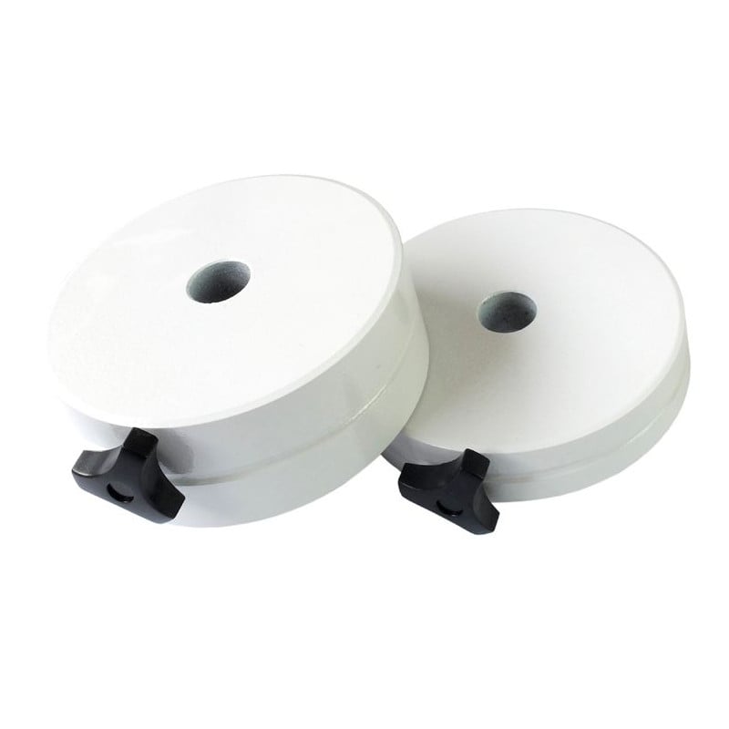 Sky-Watcher Counterweight Set for EQ3-2 (2 pieces) 1 Skywatcher EQ3 2 Counterweight Skywatcher EQ3-2 set of two white round counterweights with center bore and black clamping screws for EQ3-2 mount.