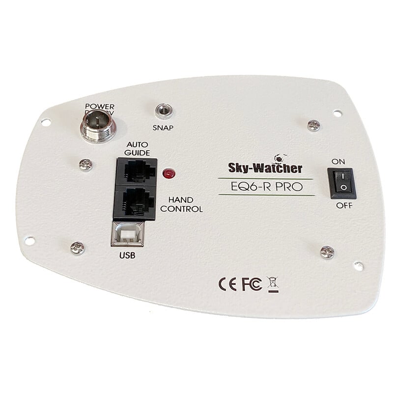 Sky-Watcher EQ6-GT Motherboard 2 Skywatcher EQ6 R with USB port Motherboard for 2 Skywatcher EQ6-R connection and control panel with USB port, power supply and switch for equatorial mount