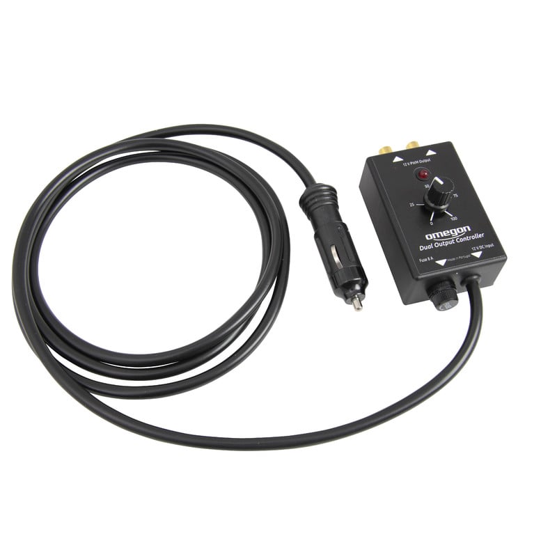 Omegon Controller voor Dauwlinten 2 Omegon Controller voor dauwlinten 4 Omegon Controller compact verstelbaar systeem met sigarettenaansteker aansluiting voor mobiele stroomvoorziening