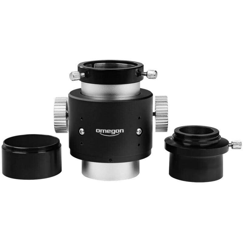 Omegon Crayford-Focuser voor Newton-Telescopen - 2 inch 2 Omegon Crayford focuser 2 inch voor Newton telescopen Omegon Crayford-focuser 2 inch complete set met focuser, 2” naar 1,25” verloop en schroefdraadadapter