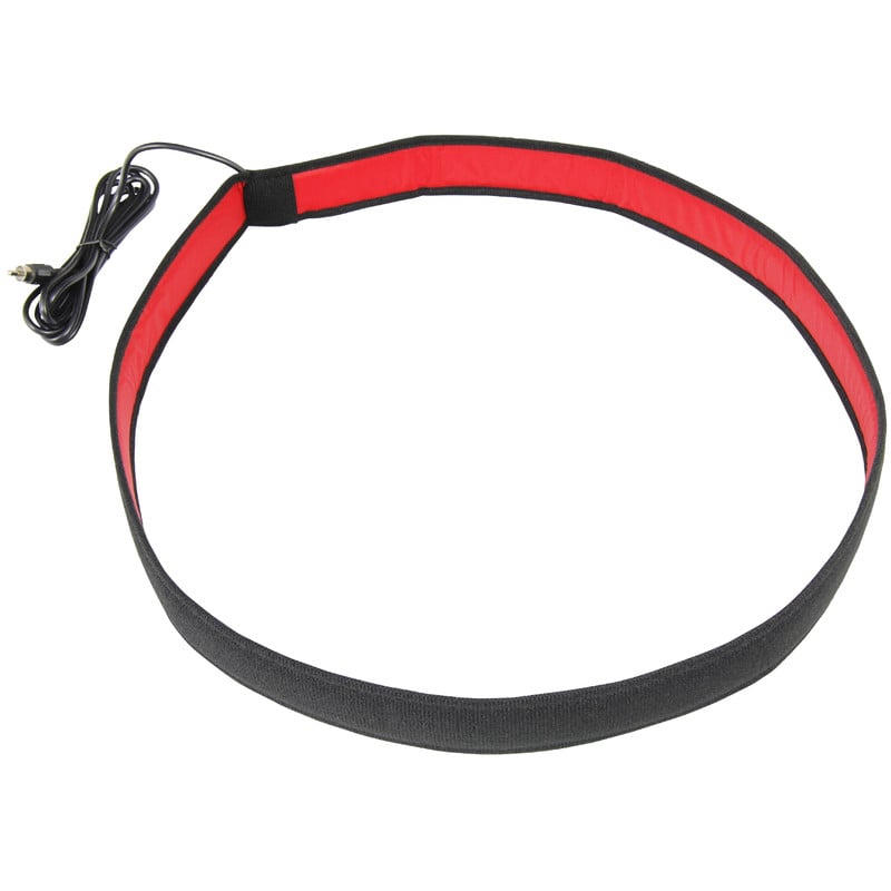 Omegon Dauwlint 305mm 1 Omegon Dauwlint 120cm voor 12 Omegon Dauwlint 120cm binnenaanzicht met rode binnenvoering en klittenbandsluiting