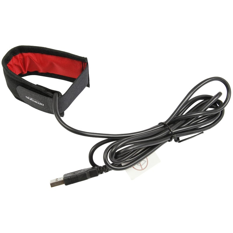 Omegon Dauwlint FogFree USB 15cm 1 Omegon Dauwlint FogFree USB 15cm Omegon Dauwlint FogFree USB flexibel dauwlint met klittenbandsluiting en opgerolde stroomkabel