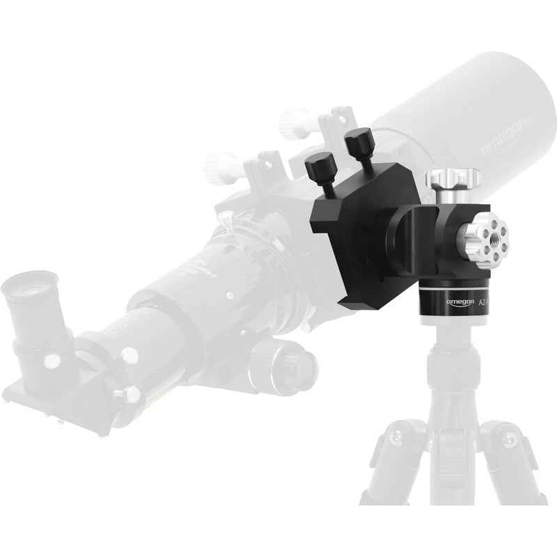 Omegon AZ Baby Mount 2 Omegon Mount AZ Baby Omegon AZ-Baby Mount mounted on telescope illustrating use application