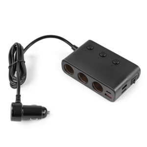 Omegon Power Hub C28 - 3× 12V + 4× USB