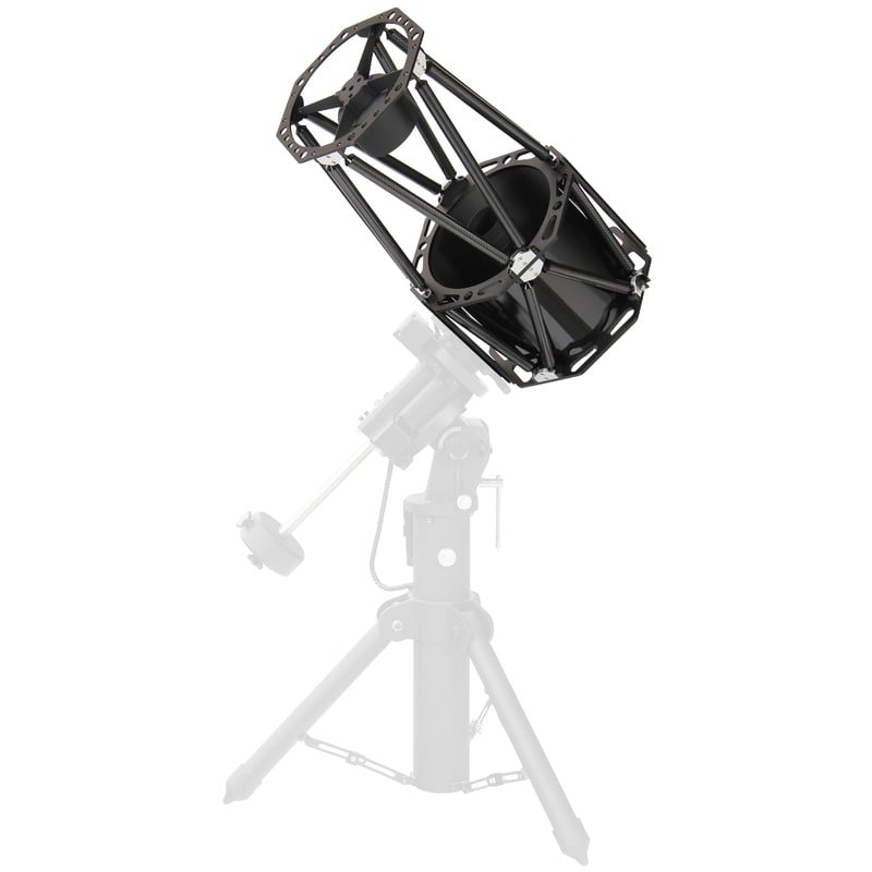 Omegon Pro Newton 304/2432 Truss OTA 1 Omegon Ritchey Chretien Pro RC 304 2432 Truss OTA 10 Omegon Pro RC 304/2432 opstelling gemonteerd op equatoriale montering voor demonstratiegebruik in observatoria