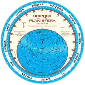 Omegon Obrotowa Sterrenkaart Mapa Nieba 25cm / 50°